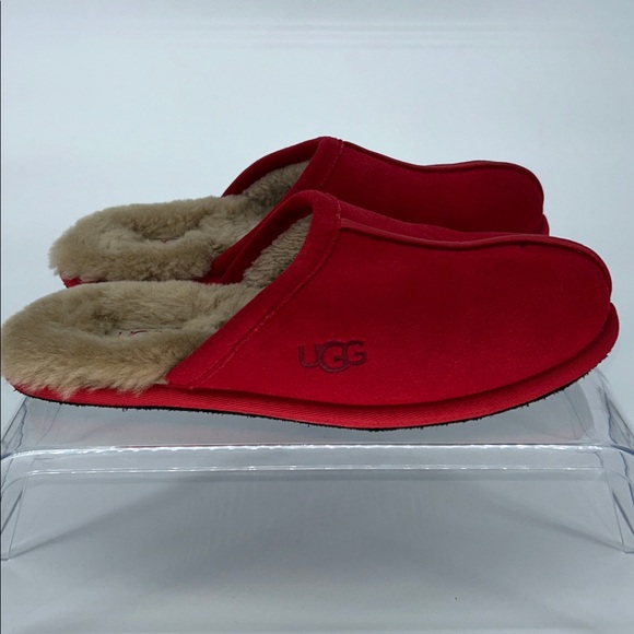 UGG SCUFF TERRACOTTA SUEDE MOCCASIN SLIP ON SLIPPER - Picture 5 of 10
